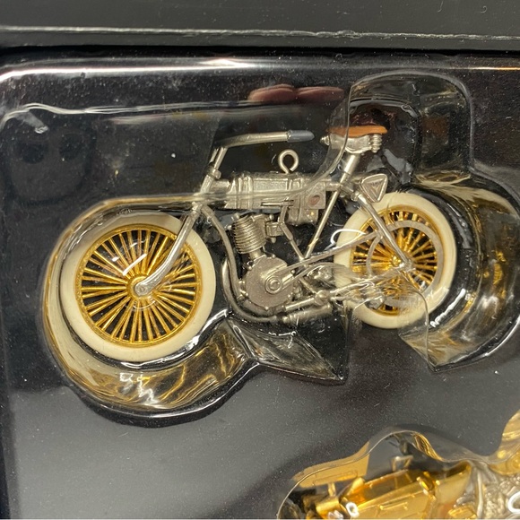 2003 Harley Davidson Hallmark 100th Anniversary Edition Ornaments With Box - Picture 3 of 7